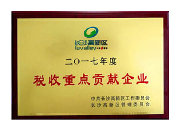 税收重点孝顺企业