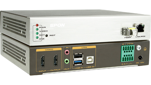 4K漫衍式带KVM输入输出节点