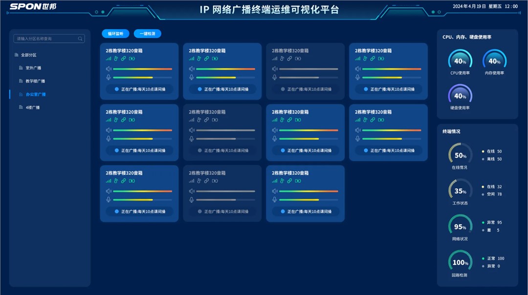 IP网络广播系统软件 XC-9800