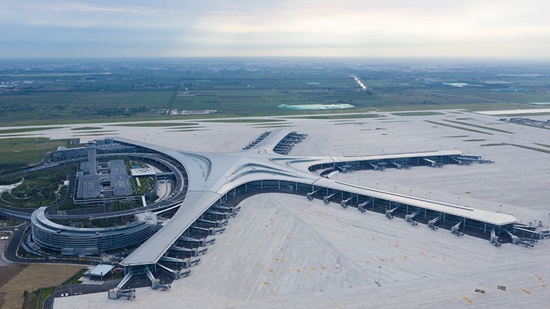 青岛胶州机场-接纳emc易倍广播聚会系统